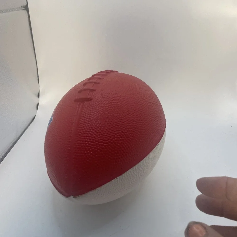 Hutch Official NFL Super Bowl XXVI White And Red Blue 1990 Souvenir Football